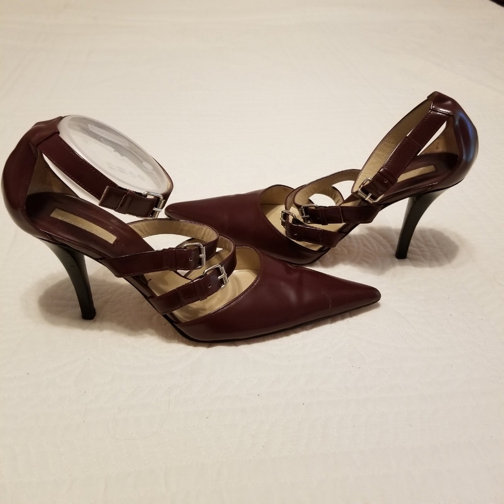 Michael Kors  wine color ,high hill shoes